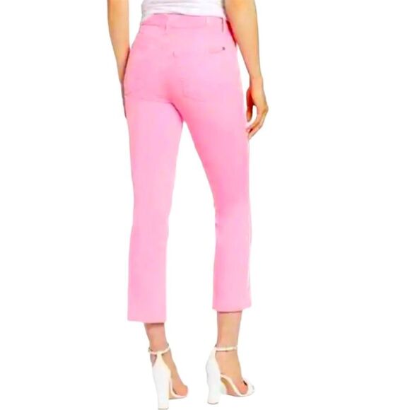 7 for all mankind jeans 💗 high waist slim kick 💗 pink 💗 size 25 - Picture 2 of 9